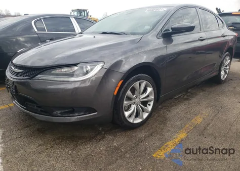 2015 Chrysler 200 S z USA, uszkodzony, nr VIN 1C3CCCDG9FN615689
